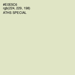 #E0E5C6 - Aths Special Color Image